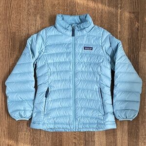 Patagonia Kids Sky Blue Down Sweater Puffer Jacket